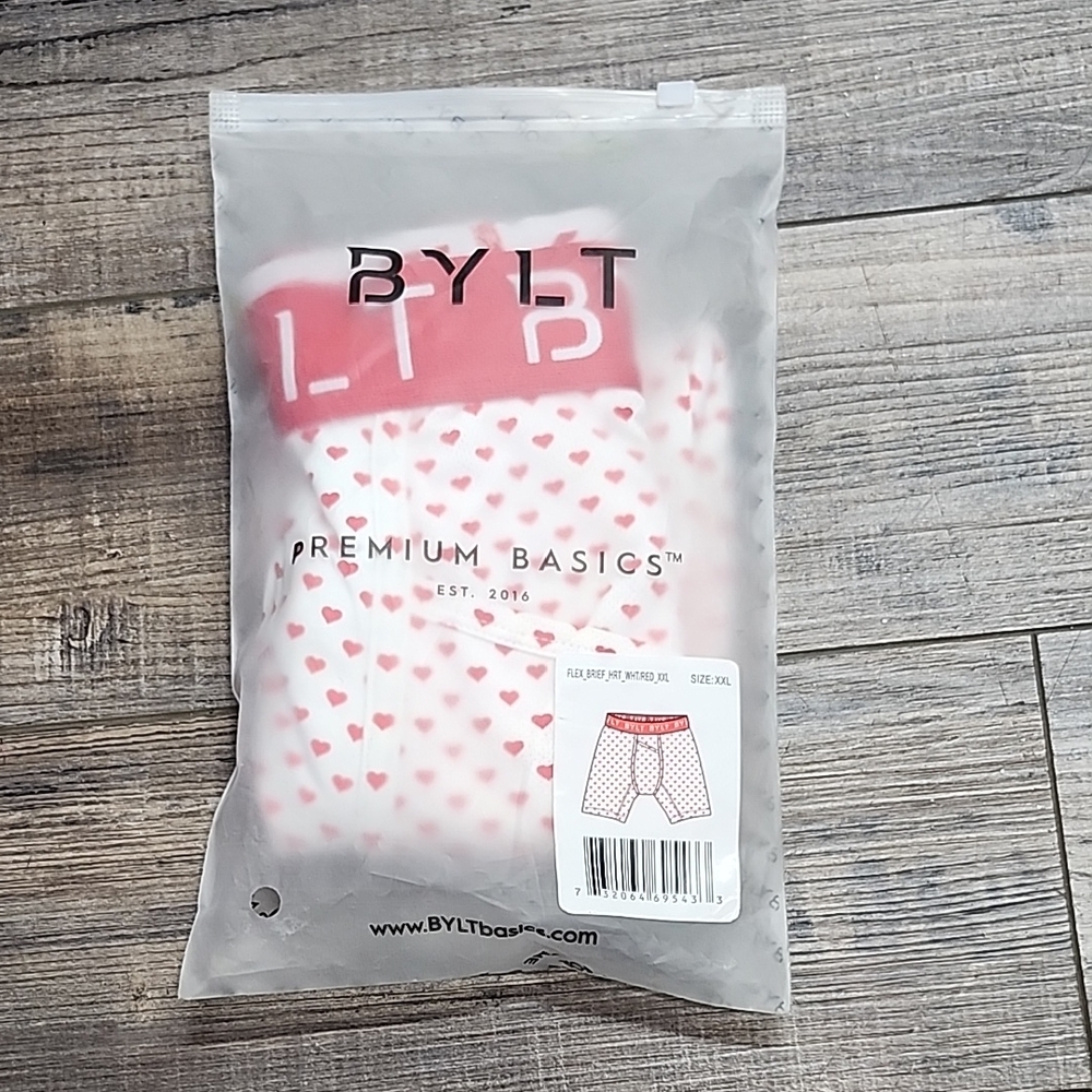 BYLT Premium Basics Heart Print Boxers